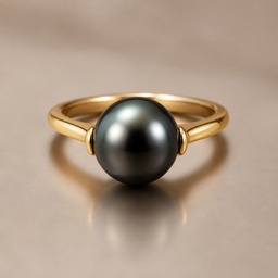 Bague Perle de Tahiti Solitaire