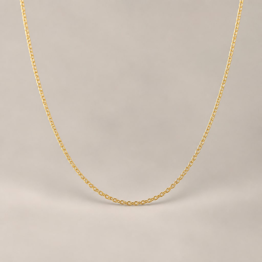 Collier Chaine Or Fine Maille