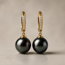 Boucles doreilles Perles de Tahiti
